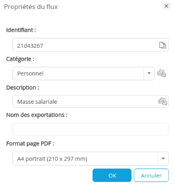 Propriétés générales flux