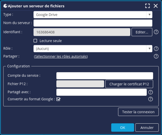 Ajouter un serveur