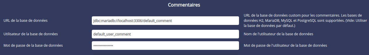 Commentaires