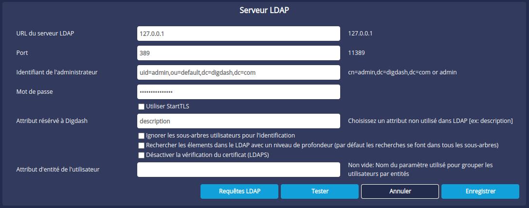 Serveur LDAP