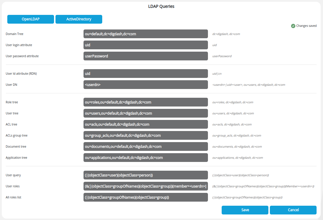 LDAP queries