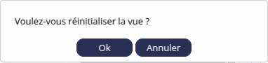 Réinitialiser vue