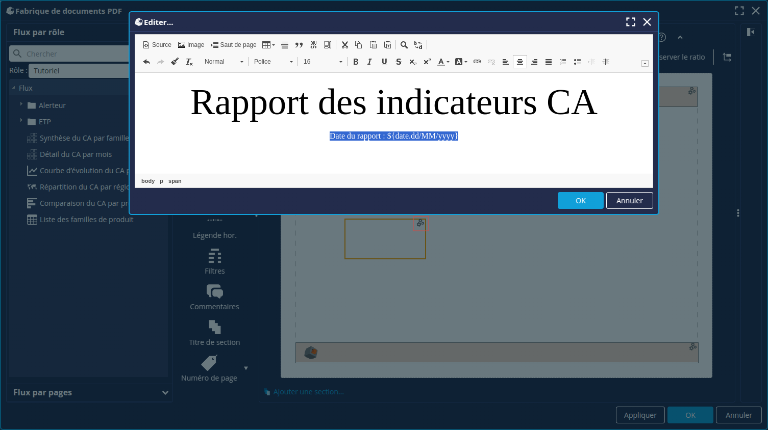 Ajout texte