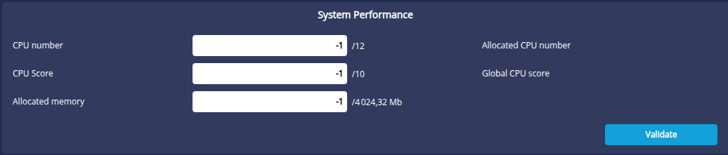 System performance