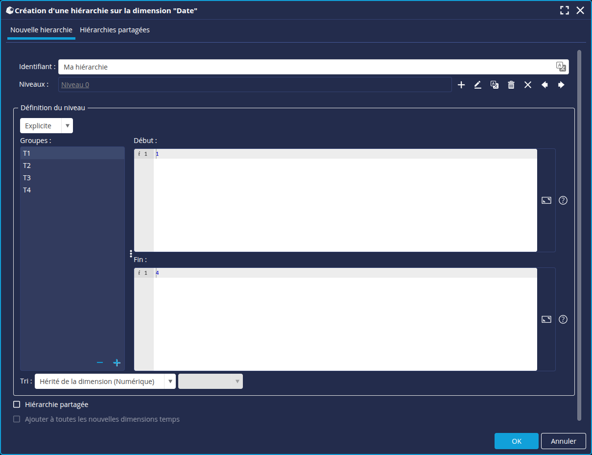 Hiérarchie explicite