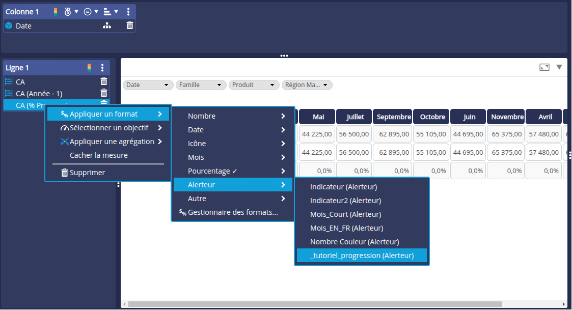 Appliquer le format alerteur _tutoriel_progression